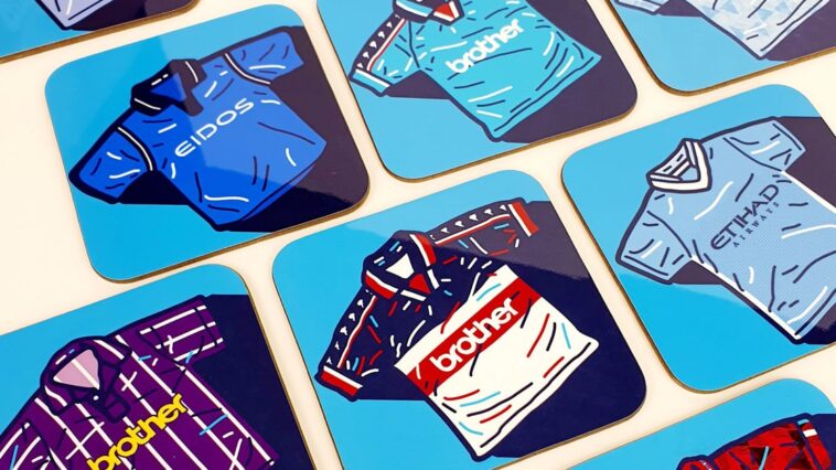 Manchester City historic kits