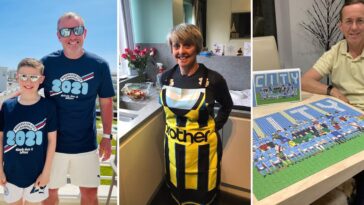 The Ginger Wi'gs happy customers showing off their City gifts